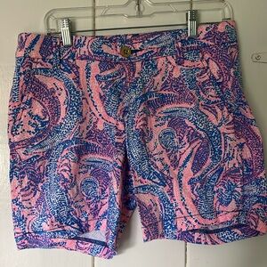 Lily Pulitzer Pink and Blue Shorts